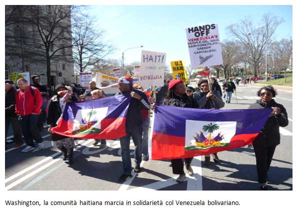 haiti solidale col venezuela