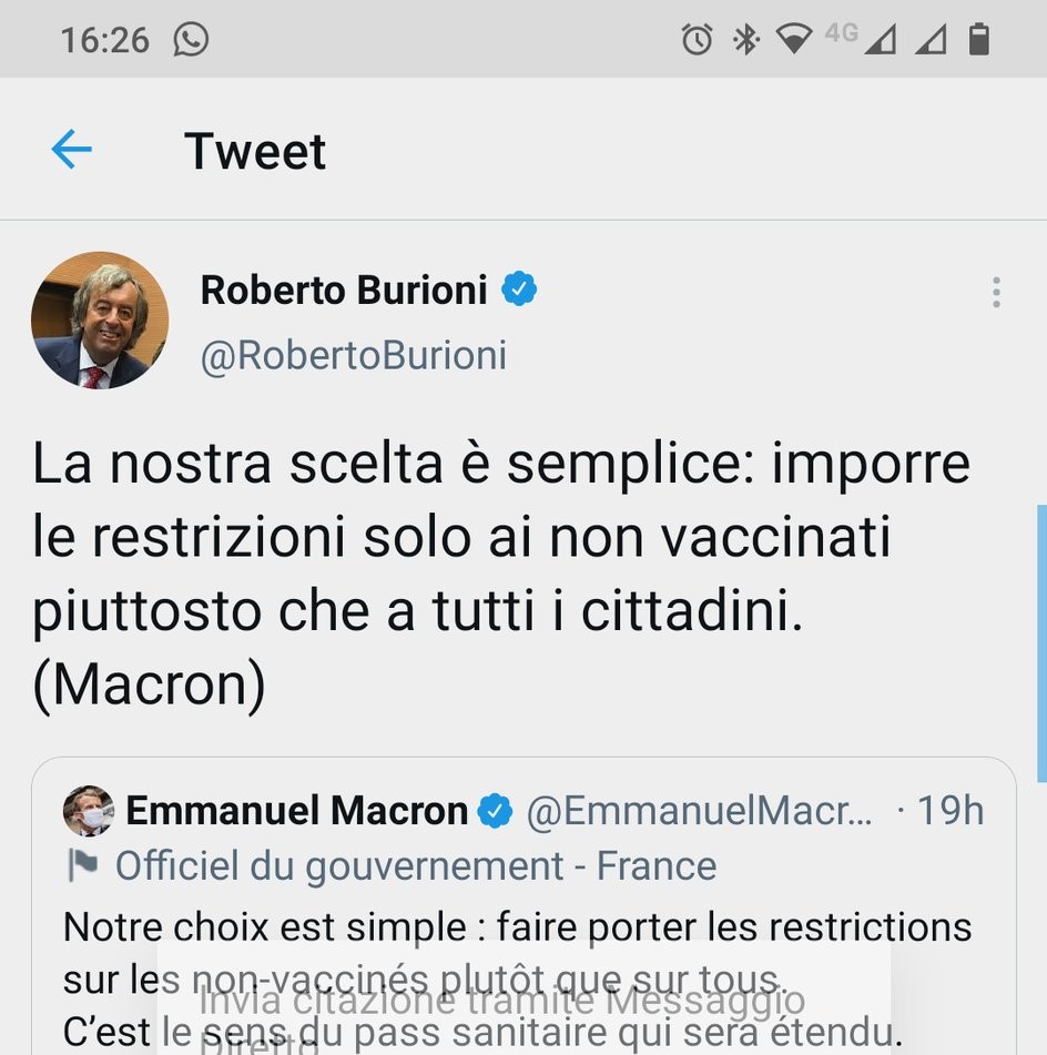 no vax Burioni Macron